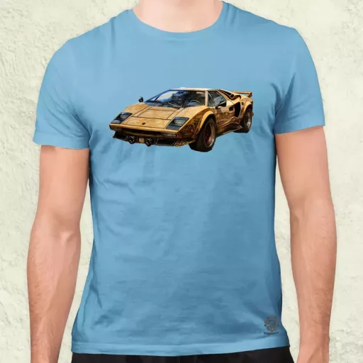 Lamborghini Countach koncept v1 férfi póló