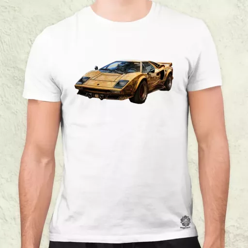 Lamborghini Countach koncept v1 férfi póló