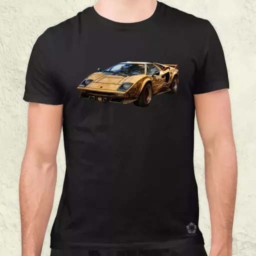 Lamborghini Countach koncept v1 férfi póló