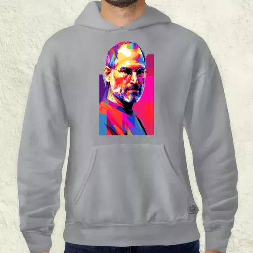 Pop art Steve Jobs v2 férfi pulóver