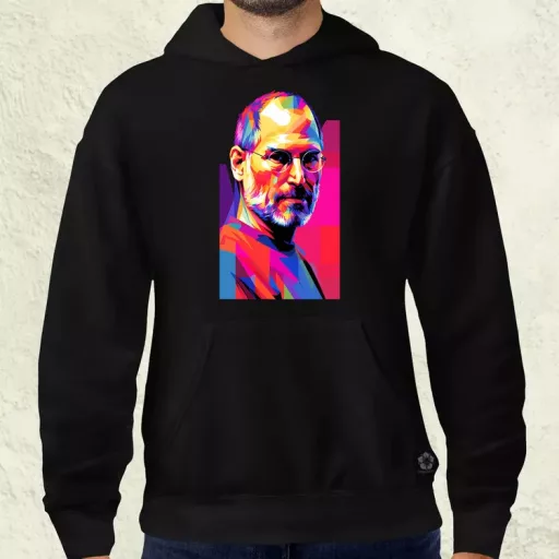 Pop art Steve Jobs v2 férfi pulóver