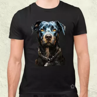 Rajz pitbull v1 férfi póló