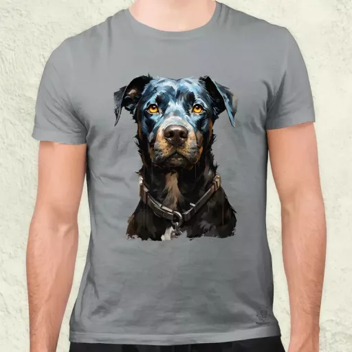 Rajz pitbull v1 férfi póló