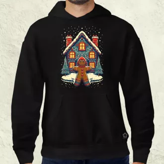 XMAS mézeskalács v1 férfi pulóver