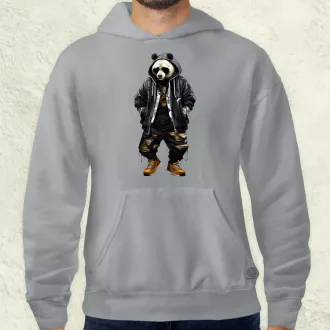 Hiphop panda v1 férfi pulóver