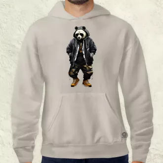 Hiphop panda v1 férfi pulóver