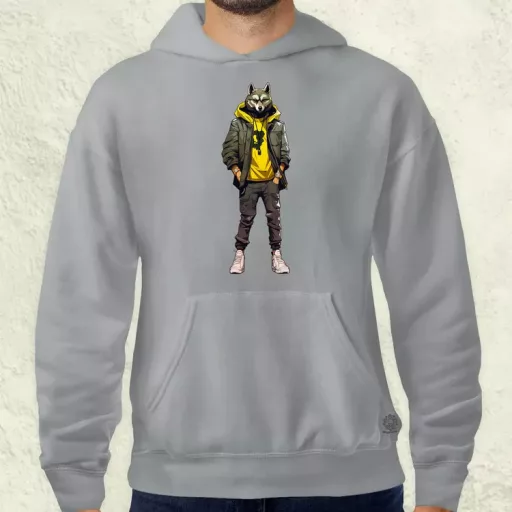 Hiphop farkas v1 férfi pulóver