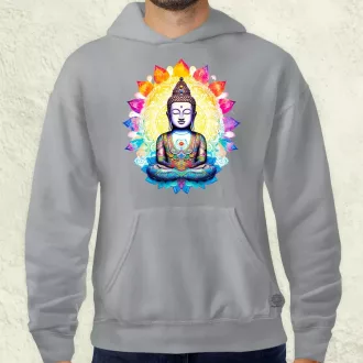 Pszichedelikus Buddha v1 férfi pulóver