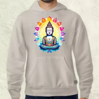 Pszichedelikus Buddha v1 férfi pulóver