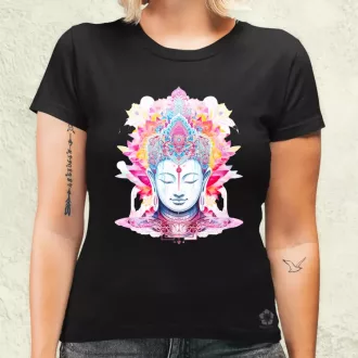 Pszichedelikus Buddha v10 női póló