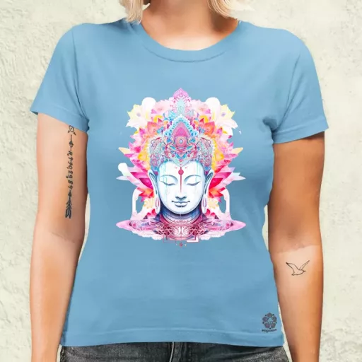 Pszichedelikus Buddha v10 női póló