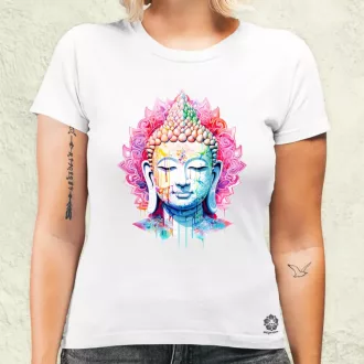 Pszichedelikus Buddha v11 női póló