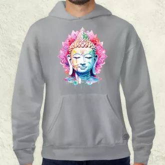 Pszichedelikus Buddha v11 férfi pulóver