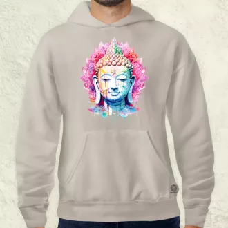 Pszichedelikus Buddha v11 férfi pulóver