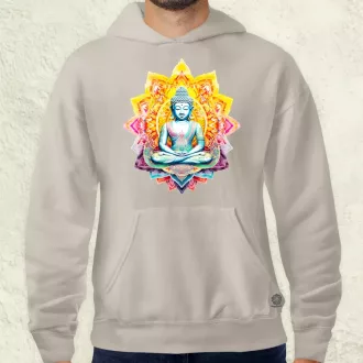 Pszichedelikus Buddha v3 férfi pulóver