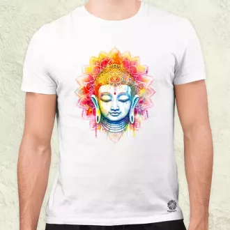 Pszichedelikus Buddha v5 férfi póló
