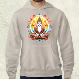 Pszichedelikus Buddha v9 férfi pulóver