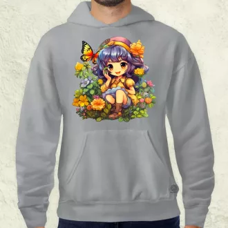 Varázslatos anime lány v2 férfi pulóver