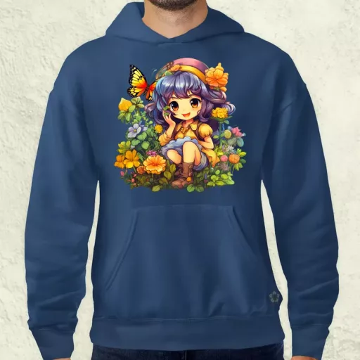Varázslatos anime lány v2 férfi pulóver