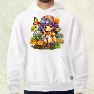 Varázslatos anime lány v2 férfi pulóver