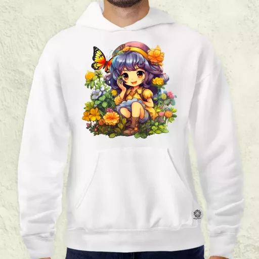 Varázslatos anime lány v2 férfi pulóver