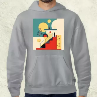 Világunk absztrakt v2 férfi pulóver