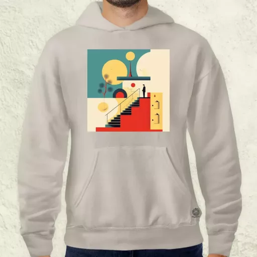 Világunk absztrakt v2 férfi pulóver