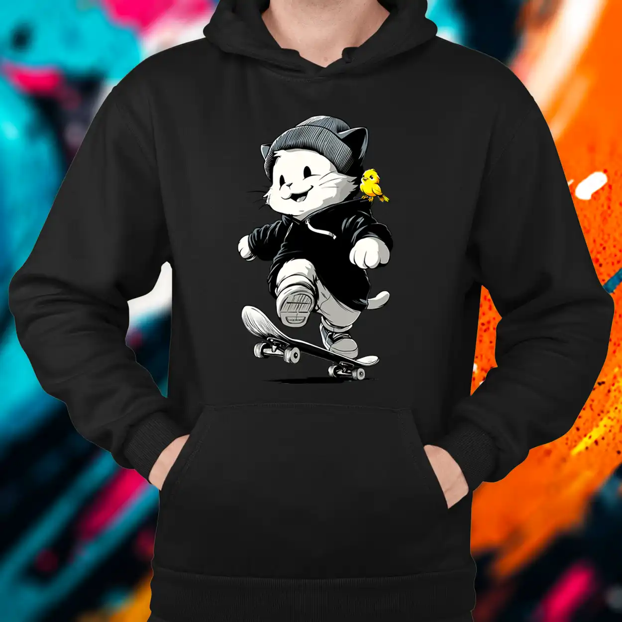 Egyedi streetwear férfi pulóverek