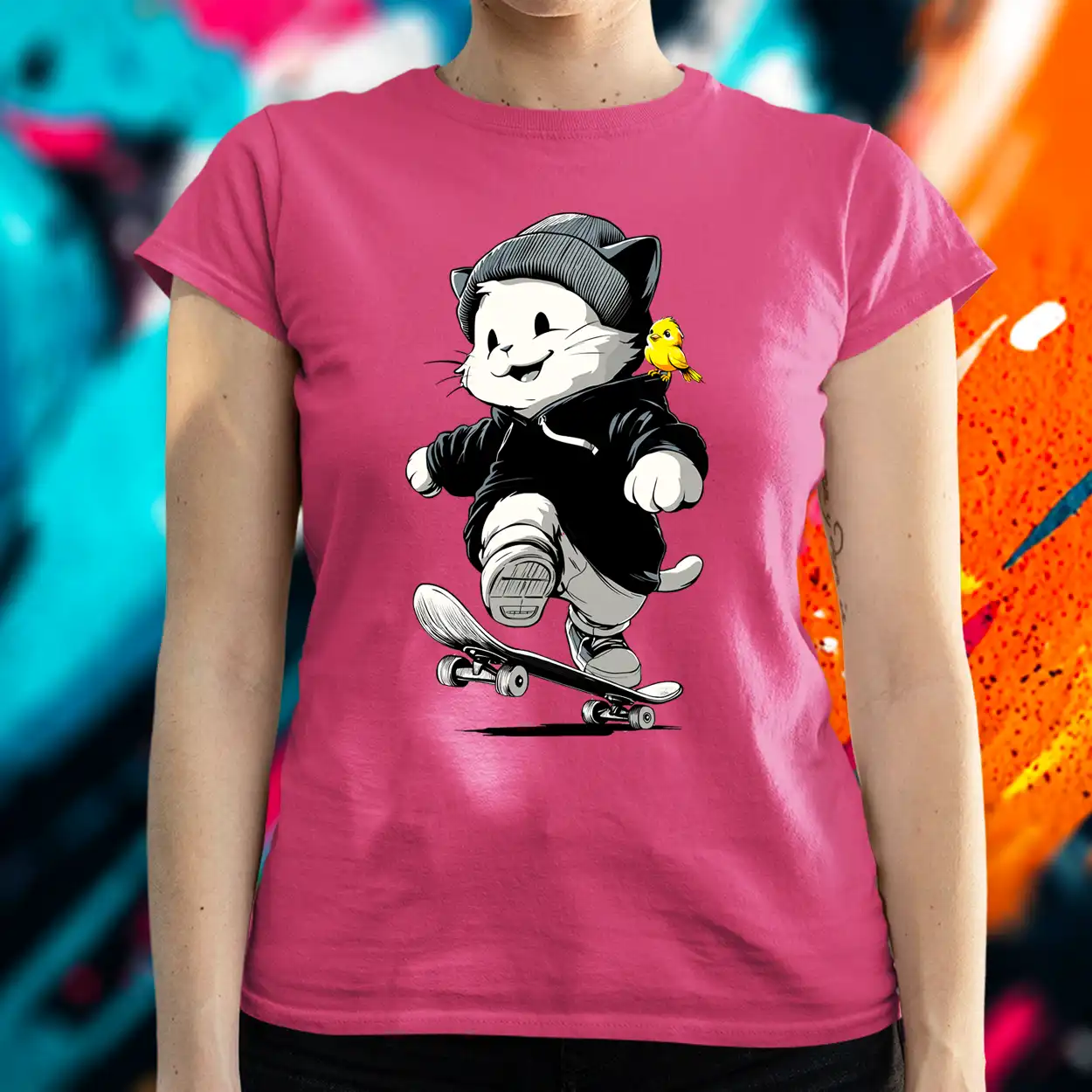 Egyedi streetwear női pólók
